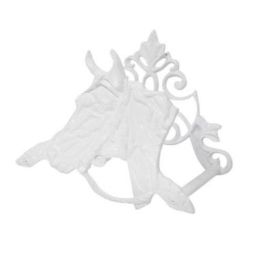 Imagem de Enrolador De Mangueira Em Alumínio Fundido Cavalo - Funditex, BRANCO