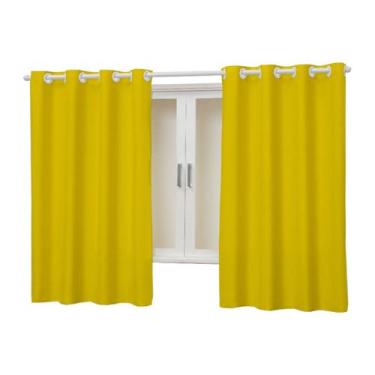 Imagem de Cortina de Janela Tecido Grosso OXFORD 2,20M x 1,40M para Sala Quarto 