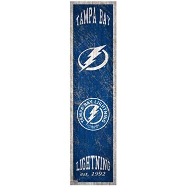 Imagem de Fan Creations NHL Tampa Bay Lightning unissex Tampa Bay Lightning Heritage Banner 6x24 placa, equipe, 15 x 24