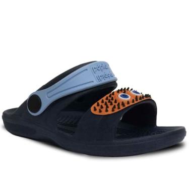 Imagem de Sandalia Papete Infantil Nº 21 ao 32 Babuche Masculino Menino Leve Macio Antiderrapante Escolar 15.18 (Azul Marinho, BR, Criança de 4 a 8 anos, Numérico, 30)