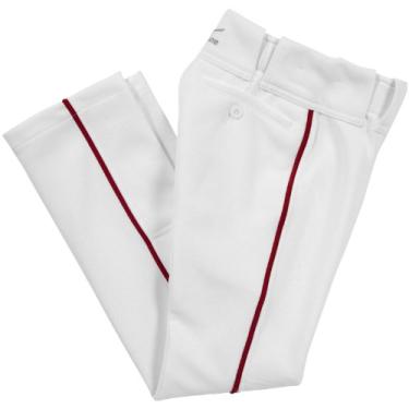 Imagem de Mizuno Calça Youth Select Pro Piped (branca/vermelha, grande)