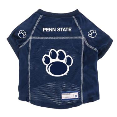Imagem de Littlearth Camiseta básica unissex para animais de estimação NCAA Penn State Nittany Lions cor do time, PP