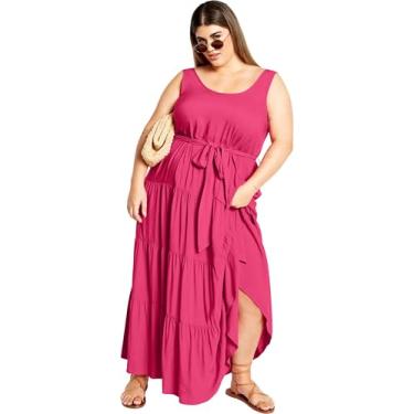 Imagem de City Chic Roupa Feminina City Chic Plus Size Maxi Sasha, Fuschia, Fúcsia, 58
