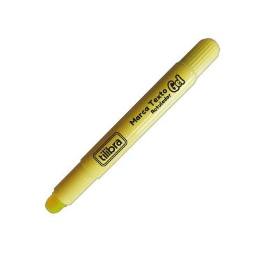 Imagem de Marca Texto Escolar Gel Rotulador Cores Sortidas Tilibra, AMARELO