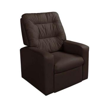 Imagem de Poltrona Reclinável Paris Tabaco - Mobly