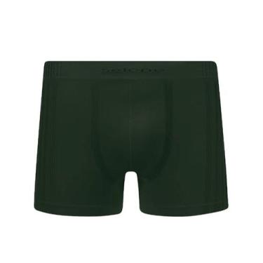 Imagem de Cueca Boxer Selene s/costura , Verde militar, G