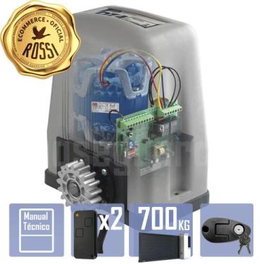 Imagem de Kit Motor Alta Rotação Rossi DZ4 VIP 0 Crem 2 Control Portão 700Kg, 11