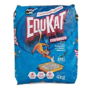 Imagem de Areia Higiênica Edukat perfumada 4KG - Alfapet