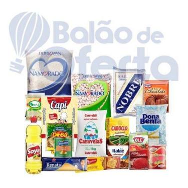 Imagem de Cesta Básica De Alimentos Plus Brasil Entrega Imediata - HIGIPACK