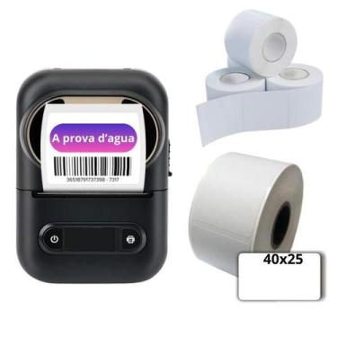 Imagem de Impressora bluetooth XD-210 + 5 Etiqueta 40x25 prova dagua - Xd Mega I