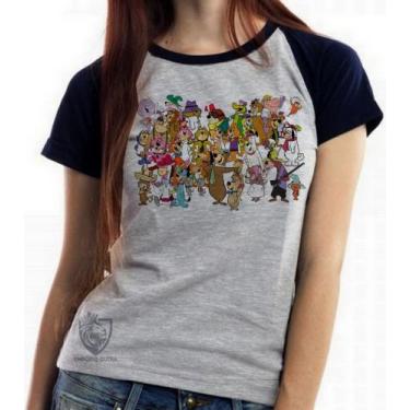 Imagem de Baby look blusa feminina ou Camiseta unissex Hanna Barbera personagens