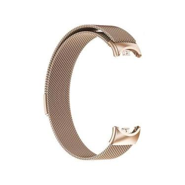 Imagem de Pulseira Aço Metal Magnetico Fecho Para Xiaomi Mi Band 8/9 - Pop Shope