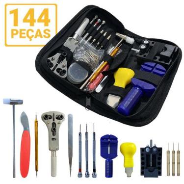 Imagem de Jogo Ferramentas Relojoeiro Chave Precisão Manutenção Reparo Conserto 