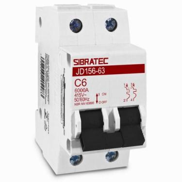 Imagem de Disjuntor tipo DIN (Mini) Bifásico - SIBRATEC