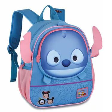 Imagem de Mochila De Costas Infantil Stitch Reforçada 3D - Clio