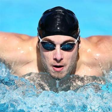 Imagem de Touca De Natação Adulto Piscina Mergulho Hidroginástica Silicone Prote