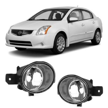 Imagem de Par Farol De Milha Sentra 2007 2008 2009 2010 2011 2012 2013 2014 2015 2016 2017 2018 2019 2020 LENTE DE VIDRO