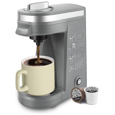 Imagem de Cafeteira Elétrica Expresso para Cápsula 350 mL 800W, 110v, CHULUX CL CM20001, Cinza