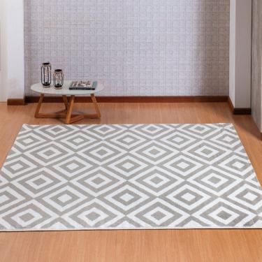 Imagem de Tapete Egípcio De Pelo Baixo - Cinza 011 - 300x400cm