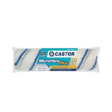 Imagem de Rolo para pintura Lã Microfibra Plus 18MMx23CM s/cabo - Castor