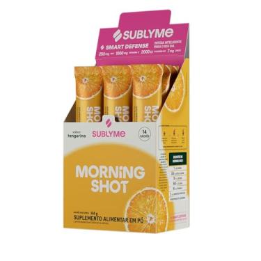 Imagem de Morning Shot Tangerina - Travel Size (84g) - Sublyme | Suplemento em Pó com Vitamina C, Vitamina D, Própolis e Cúrcuma | Efeito Anti-Inflamatório, Auxílio à Imunidade, Ação Antioxidante, Aporte de Vitaminas e Minerais
