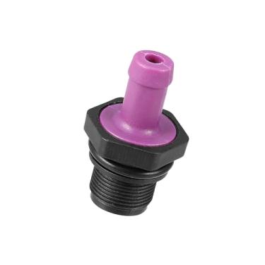 Imagem de Hihaha Válvula PCV Grommet Escape Positivo Cárter Ventilação Conexões No.118105H71A para Nissan Versa Kicks Roxo e Preto Material Durável