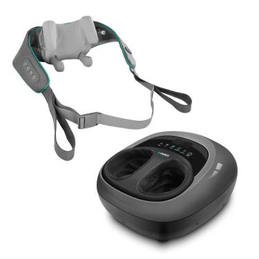 Imagem de Massageador para pés Foot Zen e Massageador de Pescoço Neck Spa Genis Relax Polishop