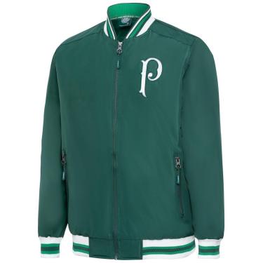 Imagem de Jaqueta Palmeiras College Retrô Verde Escuro Masculina-Masculino