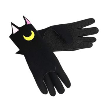 Imagem de menolana Luvas de Mergulho Luvas de Mergulho Equipamento de Exercício de Neoprene de 3 Mm Acessórios de Natação para Surfar Atividades Ao Ar Livre, XS