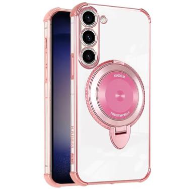 Imagem de MRRSIWEI Capa transparente para Samsung Galaxy A56, capa fina de proteção de nível militar à prova de choque flexível TPU transparente antiarranhões para Samsung Galaxy A56.Bumper Pink