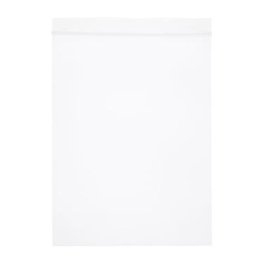 Imagem de uxcell Sacos plásticos recicláveis, sacos de armazenamento transparentes de 12,7 x 20,3 cm, sacos de embalagem para joias, alimentos, roupas, lembrancinhas de festa (100 unidades)