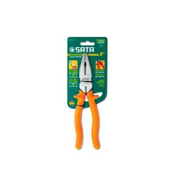 Imagem de Alicate universal 8" isolado sata st70022ast 1000v