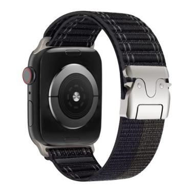 Imagem de Pulseira Nylon Loop Parachute Compatível com Apple Watch - Baú do Viki