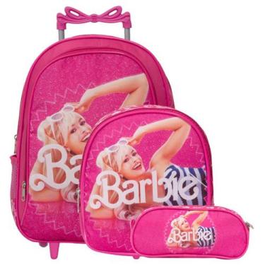 Imagem de Kit Mochila Infantil Feminina Rodinha Barbie Filme Lancheira - TOYS 2U