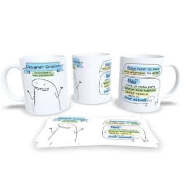 Imagem de Caneca Personalizada Profissões Com Frases Engraçadas, Divertidas e Deboche 7 (Designer Gráfico)