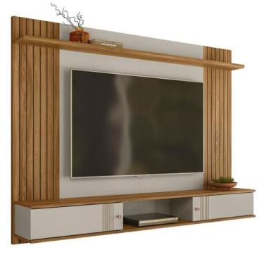 Imagem de Painel Suspenso para TV até 70 Denver Ripado - Peternella Móveis