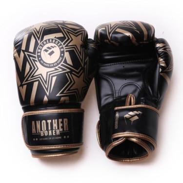 Imagem de Luvas de boxe Luvas de boxe masculinas e femininas para treinamento de luta livre com saco de areia tailandês (Dourado, 14oz)