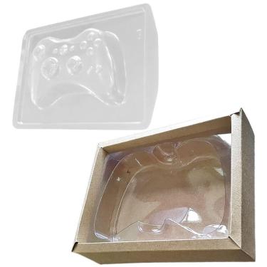 Imagem de Kit Caixa E Forma Para Controle Gamer X De Chocolate