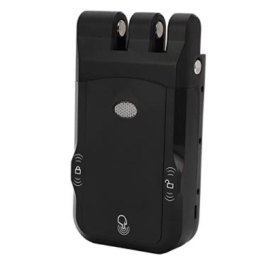 Imagem de Fechadura de Porta de Entrada Sem Chave, Fechadura Eletrônica Sem Chave Invisível, Fechaduras Inteligentes de Segurança à Prova D'água, Desbloqueio por Toque Interno Fechadura de