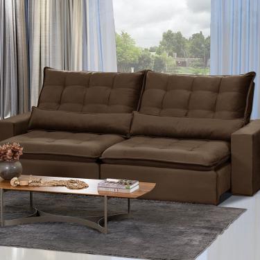 Imagem de Sofá Modular Ceará 5 Lugares 250cm Retrátil e Reclinável