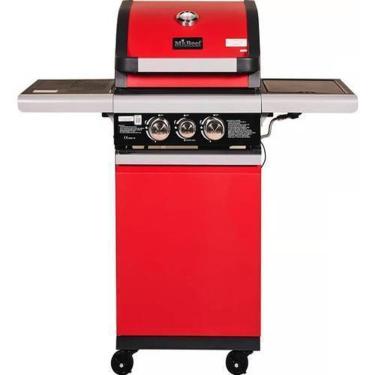 Imagem de Churrasqueira A Gás 3 Queimadores Red Chilli 142X110X57Cm