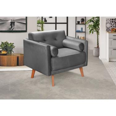 Imagem de Poltrona Moderna Luma Decoração Sala, Varanda, Recepção