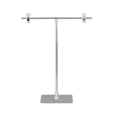 Imagem de Esquirla Suporte de sinal ajustável com clipes, sinalização stand stand stand stand banner exibir rack poster poster para feiras restaurantes lojas