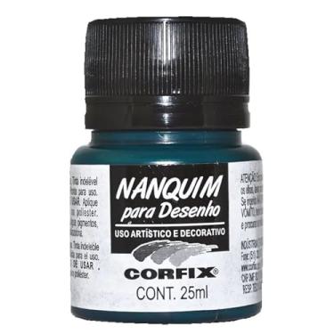 Imagem de TINTA NANKIN 25ML CORFIX AVULSO VERDE BANDEIRA 337