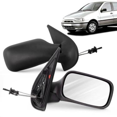 Imagem de Par Retrovisor Externo Palio G1 1996 A 2000 4 Portas Controle Manual