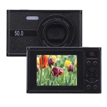Imagem de Câmera Digital, Câmera de Vlog de 48MP e 1080P com Foco Automático, Tela TFT de 2,36 polegadas, Lente Dupla, Câmera Compacta Portátil com Zoom de 8X para Fotografia e Vídeo