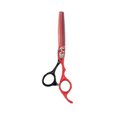 Imagem de Tesoura De Cabelo Profissional De 6 Polegadas, Aço Inoxidável, Barbeir