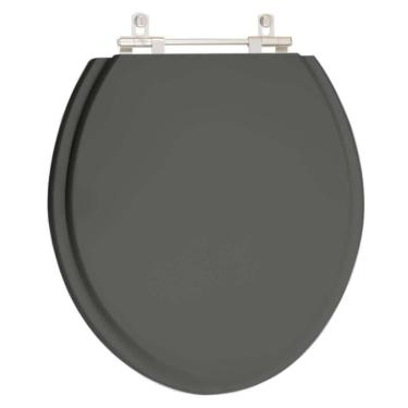 Imagem de Assento Sanitario Poliéster Convencional Oval Cinza Vip Para Vaso Deca