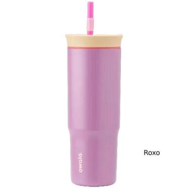 Imagem de Copo Owala Tumbler Stainless Steel Térmica 710 ML, Roxo