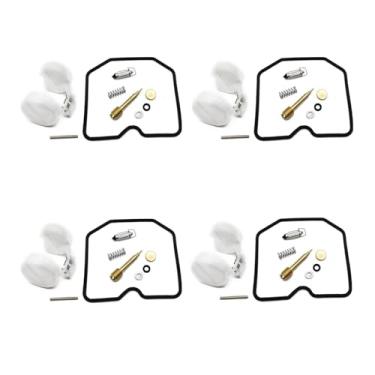 Imagem de Kit de reparo de carburador junta de agulha flutuante e boia de óleo para Kawasaki Eliminator 250 EL250 ZL600 ZL900 EL ZL 250 600 900 A B (4 conjuntos)